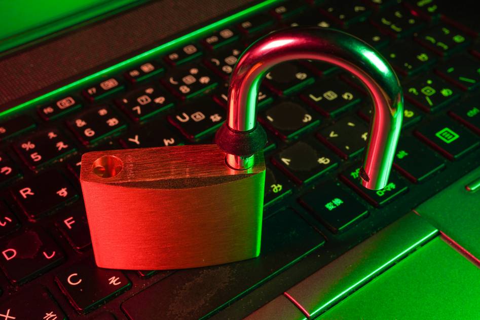 Secure VPN connection illustration